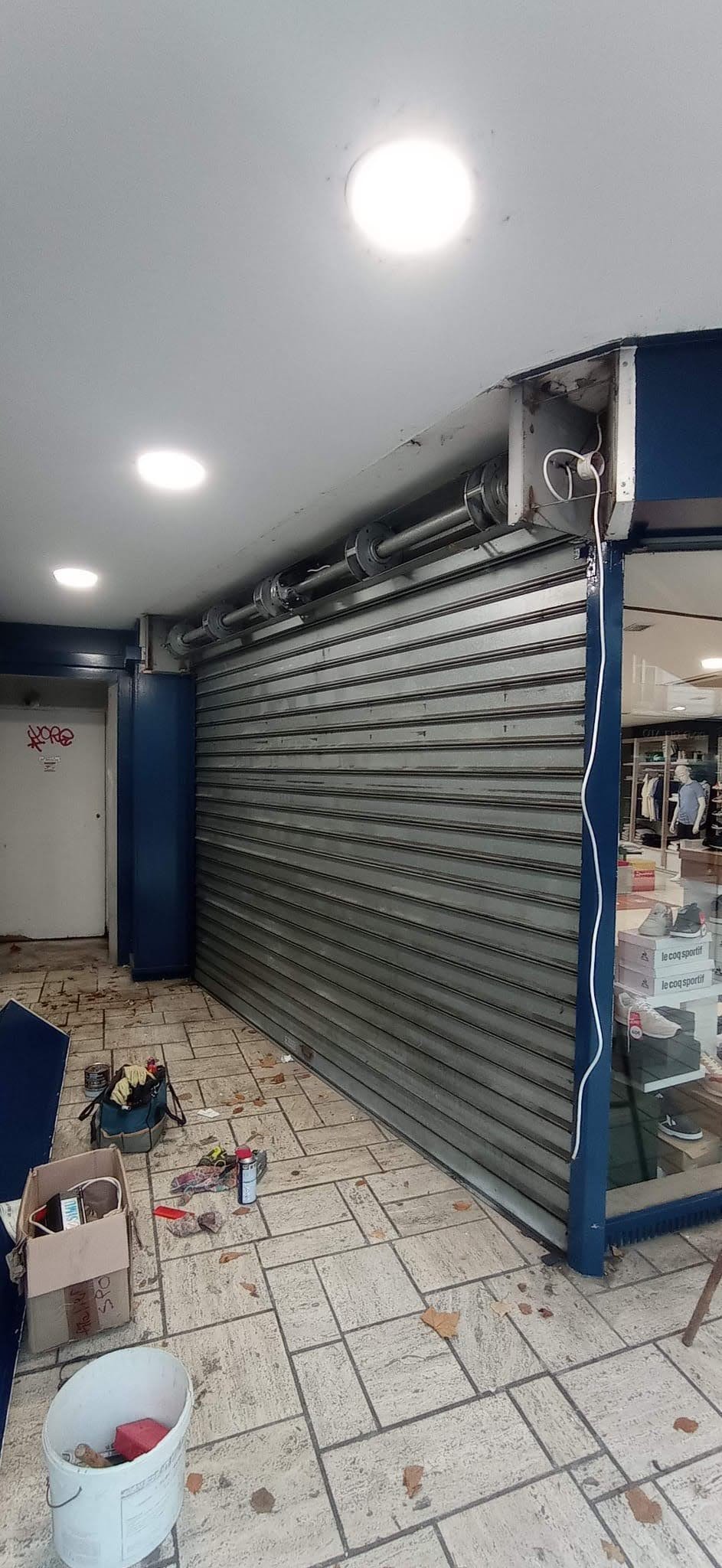 Réparation d'un rideau métallique à Blois